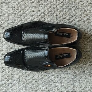 Masimo Glossy Black Loafers for Men